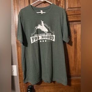 Size XL, dark gray rodeo tee